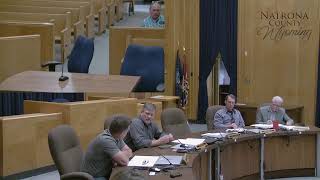 Natrona Board of County Commissioners Work Session  June 4 2024 [upl. by Anrak]