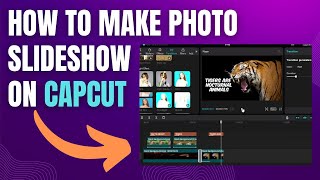 How To Make A Photo Slideshow On Capcut PC  Easy Tutorial [upl. by Sonafets]