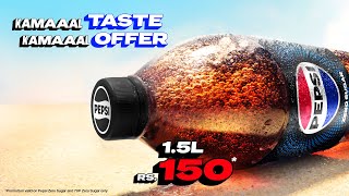 Pepsi Zero Sugar  Kamaaal Taste Kamaaal Offer ft Young Stunners [upl. by Hayidan]