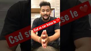 CSD se car kaise purchase krre  On duty persons csdn viral army viralvideos [upl. by Ydnab]