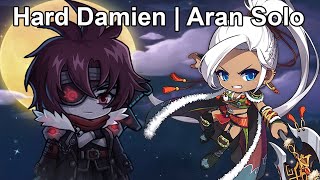 First Hard Damien Solo on Aran  MapleStory [upl. by Rehpotsirhc]