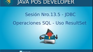 Curso de Java POS  Sesión Nro135  Como utilizar el ResultSet [upl. by Giralda]