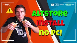 How To Install Altstore No PC Required Sideload IPA To Your iOS [upl. by Elsi]