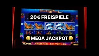 Dolphins Pearl Mega Jackpot auf 20 Euro Freispiele 🤑 Novoline Casino Spielothek Spielhalle slots [upl. by Auhs]