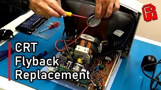 Fixing up a CRT Monitor  Philips CM8833 Mk2 Flyback failure [upl. by Nevarc]