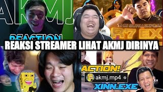 REAKSI KOCAK STREAMER MELIHAT AKMJ MEREKA akmj [upl. by Keithley]