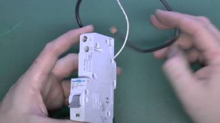 Fitting an RCBO in a Consumer Unit [upl. by Dorkus45]