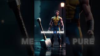 Could Wolverine use Mjolnir wolverine mjolnir thor marvel mcu mcushorts [upl. by Lemcke183]