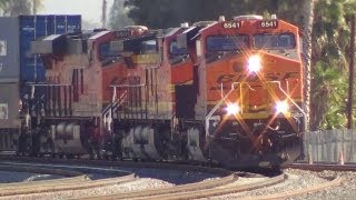 Another amazing weekend of railfanning with BNSF Amtrak Union Pacific and Metrolink [upl. by Ahso574]