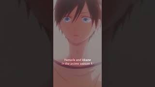 Yamada x Akane anime vs manga  My Love Story with Yamadakun at Lv999  Contains manga spoilers [upl. by Marabel]