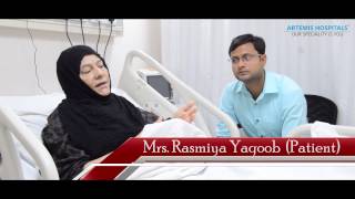 Mrs Rasmiya Yaqoob shares her experience at Artemis Hospital Gurgaon [upl. by Hgielrac715]