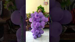 First Prize Winner in Fancy Dress Competition Kids Fancy dress grapes [upl. by Dnalyram]