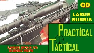 QD Scope Mount Review Larue SPRS Vs Burris PEPR [upl. by Wilde]