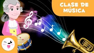 Clase de Música  Aprende las figuras e instrumentos musicales [upl. by Elodea477]