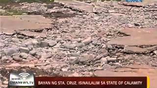 24 Oras Bayan ng Sta Cruz Zambales isinailalim sa state of calamity [upl. by Ateuqram309]