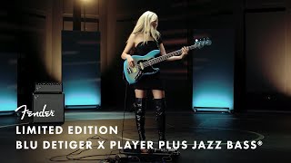 Exploring the Limited Player Plus x Blu DeTiger Jazz Bass®  Fender Artist Signature  Fender [upl. by Delanos]