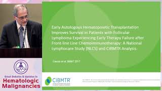 Debate Young patient with recurrent follicular lymphoma and short remission  Transplant therapies [upl. by Quigley]