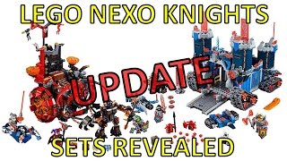 LEGO NEXO KNIGHTS SET PICTURES REVEALED UPDATE [upl. by Telford]