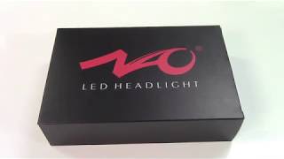 NAO LED Car Headlight Kit 72W 7600 Lumen Review [upl. by Ativad613]