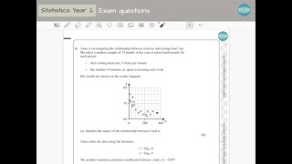 A level maths June 2022 Question 6 Statistics paper 31 Edexcel [upl. by Llevrac]