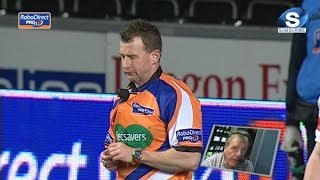 This is Nigel Owens I can award the try   Ospreys v Cardiff Blues 21st March 2014 [upl. by Adnicaj]