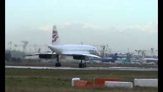 Concordes last flight from Heathrow [upl. by Ttcos]