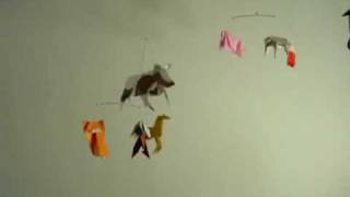 Farm Animals Hanging Origami Mobile [upl. by Johanan783]