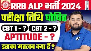 RRB ALP Exam Date 2024 Announced  Railway ALP New Vacancy 2024  RRB ALP 2024 Vacancy Latest Notice [upl. by Burkhard]