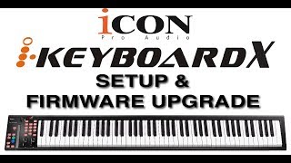 Icon iKeyboard X Firmware Upgrade and Setup Tutorial  YouTube [upl. by Berry]