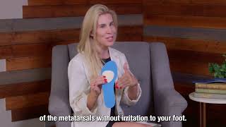 How to Use a Metatarsal Pad Cookie for Metatarsalgia with Dr Emily [upl. by Atirhs]