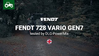 Fendt Tractors Fendt 728 Vario in the DLGPowerMix  Impressive in the field an on the road Fendt [upl. by Drhcir]