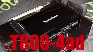 Unboxing Rockford Fosgate T8004ad 4ch Amplifier  Power Series [upl. by Safoelc276]