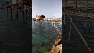 Termoli il Mare Adriatico e il trabucco Celestino [upl. by Ashraf]