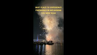 Best place to experience Fireworks in Melbourne CBD  New Year Celebrations [upl. by Tebazile89]