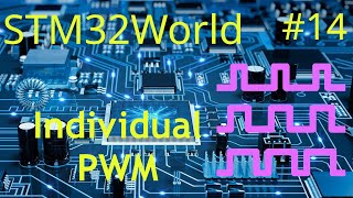 STM32 Tutorial 14  Individual PWM channels pulsing with a sine wave [upl. by Borroff]