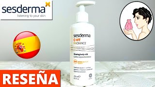 🍊SESDERMA CVIT Radiance Glowing BODY Milk Fluido Luminoso✅La Mejor Crema Corporal con Vitamina C [upl. by Adnahsal]