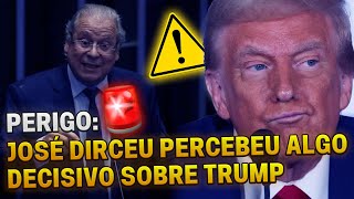 🚨PERIGO Merval Pereira e Dirceu entenderam algo DECISIVO sobre TRUMP [upl. by Elkraps]