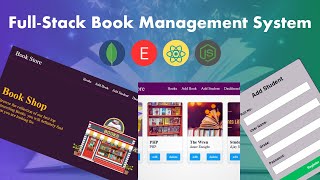 InDepth MERN Tutorial Building a Bookstore Management System with MongoDB Express React Nodejs [upl. by Dnalon]