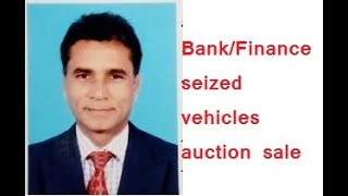 bank auctionchennaigovernment vehicle auction 2022finance seized vehicle auction onlinecar sale [upl. by Llenad123]