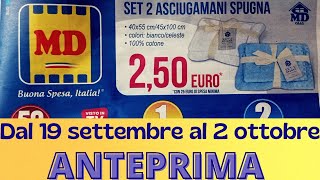 Volantino MD dal 19 settembre al 2 ottobre ANTEPRIMA [upl. by Spaulding]