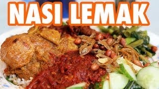 Nasi Lemak  Fatty Rice Heavenly Toppings [upl. by Meuse]