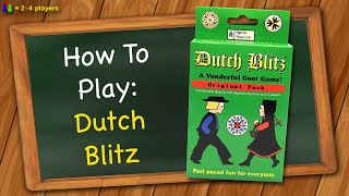 How to play Dutch Blitz [upl. by Aerua178]