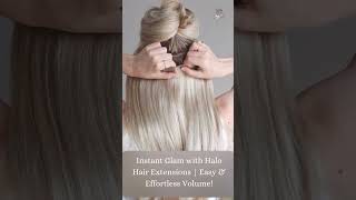 Instant Glam with Halo Hair Extensions  Easy amp Effortless Volume haloextensions Hairstyleoriginals [upl. by Flagler]