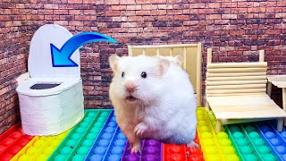 🐹Hamster Escapes The Awesome Minecraft Maze With Minecraft Monsters [upl. by Mikes]