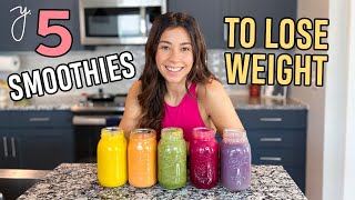 5 SMOOTHIES FOR THE WEEK TO LOSE WEIGHT Yovana [upl. by Yrac]