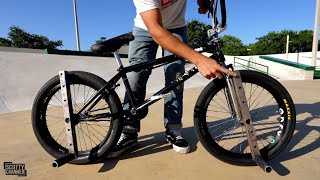 We Made Adjustable Pegs For A BMX Bike [upl. by Anailuy]