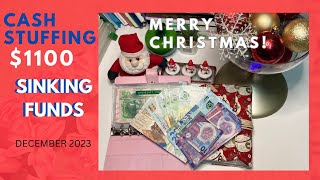 LAST SINKING FUNDS CASH STUFFING OF 2023  sinkingfunds savings cashstuffing [upl. by Ahsenhoj356]