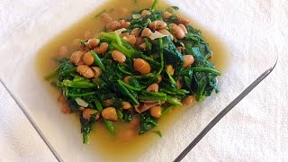 ESPINACAS MUY NUTRITIVAS CON FRIJOLESSPINACH [upl. by Laud]