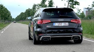 400HP Audi RS3 Sportback 2018  REVS amp Acceleration SOUNDS [upl. by Enomys]