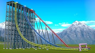 Which way is faster Brachistochrone – Planet Coaster [upl. by Christal529]